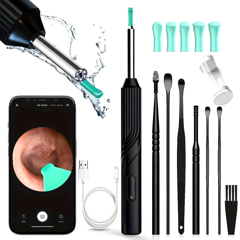  Ear Cleaner Kit with Endoscope Camera and Removal Tools